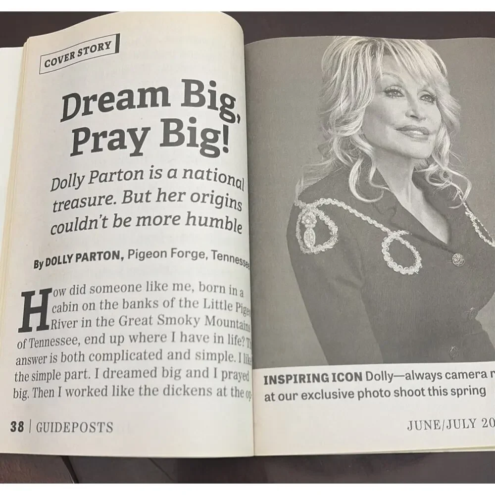 DOLLY PARTON GUIDEPOSTS Large Print Magazine June/July 2020 True Stories Of Hope